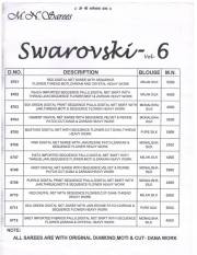 MN Saree  Swarovski Vol 6